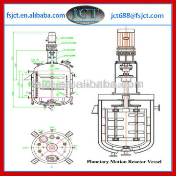 JCT Machinery Chemical Industrial 100l epoxy resin reactor